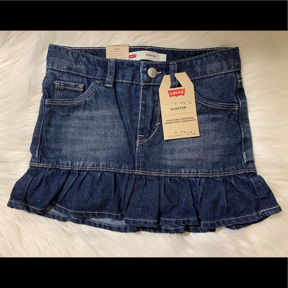 LEVI’S Denim Jean Skirt Girls Size 6